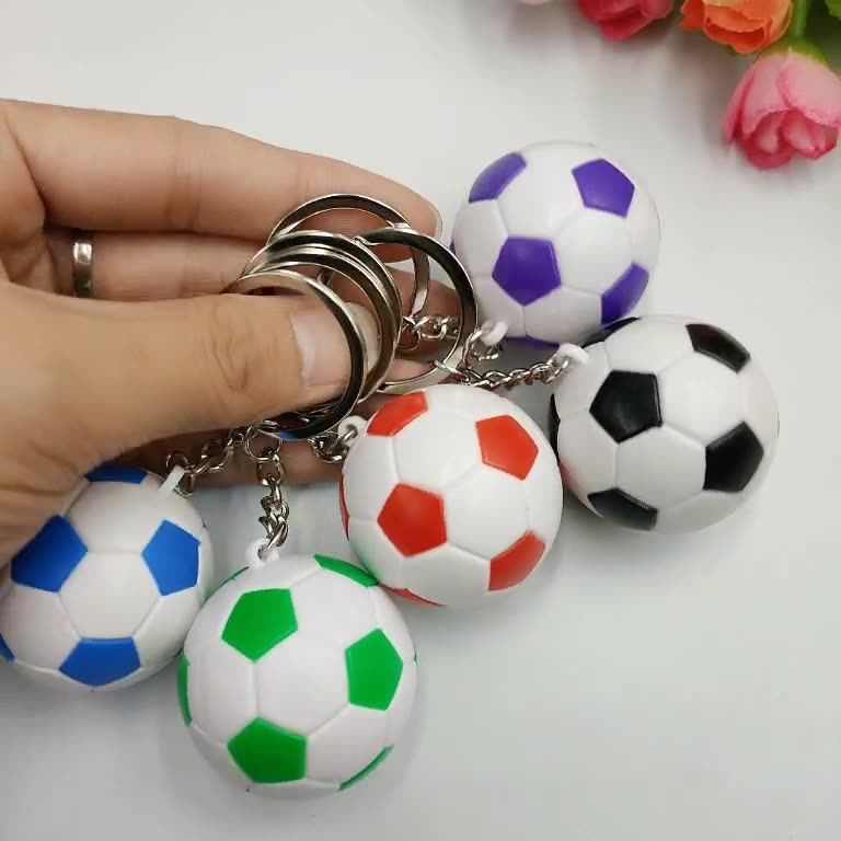 キーホルダー キーリング ボール サッカー ラグビー バレー 商品画像2