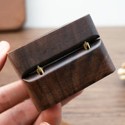 指輪ケース リングケース アクセサリーケース ジュエリーボックス スクエア 正方形 木製 収納 保管 ディスプレイ ピアス イヤリング