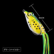 カエルルアー 蛙モチーフ 疑似餌 単品 フロッグ型 6cm ベイトルアー 釣り用品 バス釣り 雷魚 なまず ブラックバス ソフト リアル 釣り具 フィッシング用品
