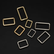角カン 金属パーツ バックル 手芸用品 ハンドメイド DIY ハンドクラフト 資材 パーツ メタル 手作り バッグ カバン ベルト 持ち手