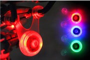 サイクルライト 自転車用ライト LED ぶら下げ式 シリコン テールランプ テールライト スポーク 点滅 点灯 夜間走行 キャンプ シンプル ロードバイク マウンテンバイク 自転車用アクセサリー 電池式 レッド 赤 ブルー 青 グリーン 緑