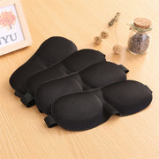 アイマスク 立体マスク 3D設計 軽量 男女兼用 睡眠 昼寝 安眠 快眠 旅行用品 ゴム マジック テープ 無地 シンプル 黒