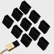 USB用キャップ USB用カバー コネクタカバー 10個セット USB用グッズ 保護キャップ 保護カバー フタ 蓋 シリコン製 USB用メモリ USB用ケーブル 充電ケーブル PC スマホ カラバリ豊富 便利 防水 防塵