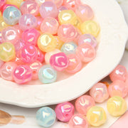 アクリルビーズ 10個セット ビーズ ハンドメイド アクセサリーパーツ 手作り 肉球 ハート ユニコーン 星 スター 丸型 デザイン豊富