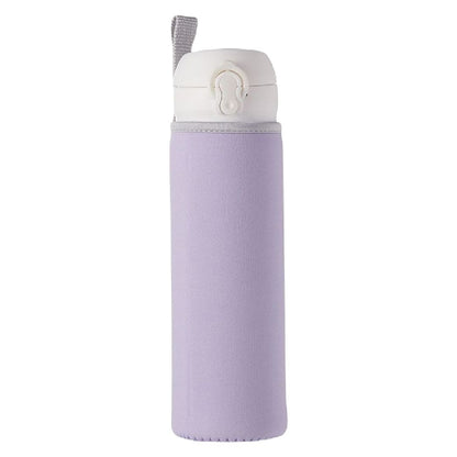水筒カバー 水筒ケース 550ml ループ付き ペットボトル 保冷 ライトパープル バリエーション画像