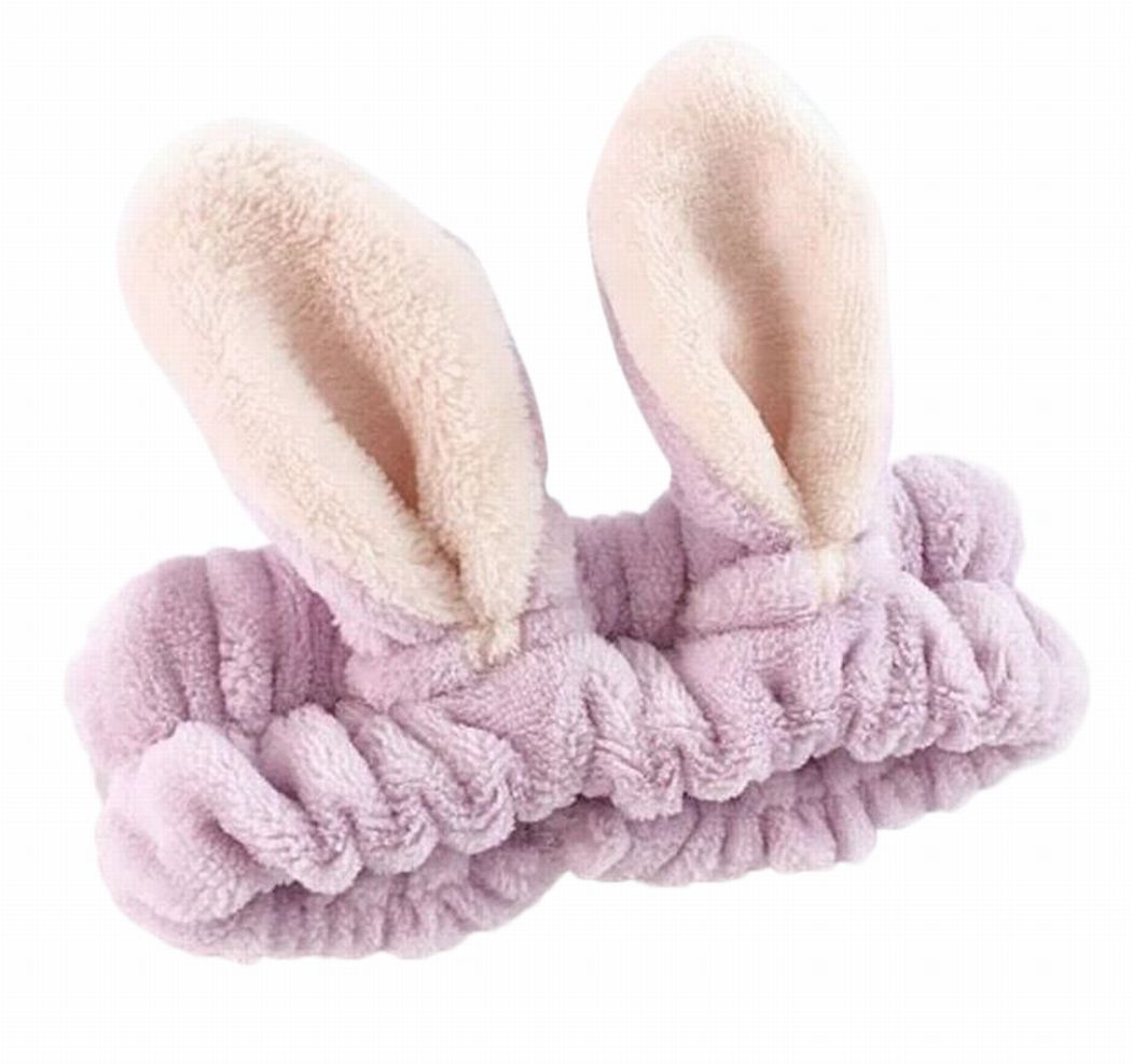 ヘアバンド 雑貨 日用品 洗顔用 洗面用ヘアバンド バス用品 ライトパープル バリエーション画像