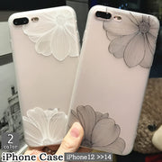 iPhoneケース スマホカバー アイフォンケース スマホケース レース柄 お花 フラワー 透かし 透け感 背面保護 傷防止 おしゃれ かわいい スマートフォンケース アイフォーン用 携帯カバー 保護ケース 大人上品 フェミニン きれいめ レディース 女性用 婦人用