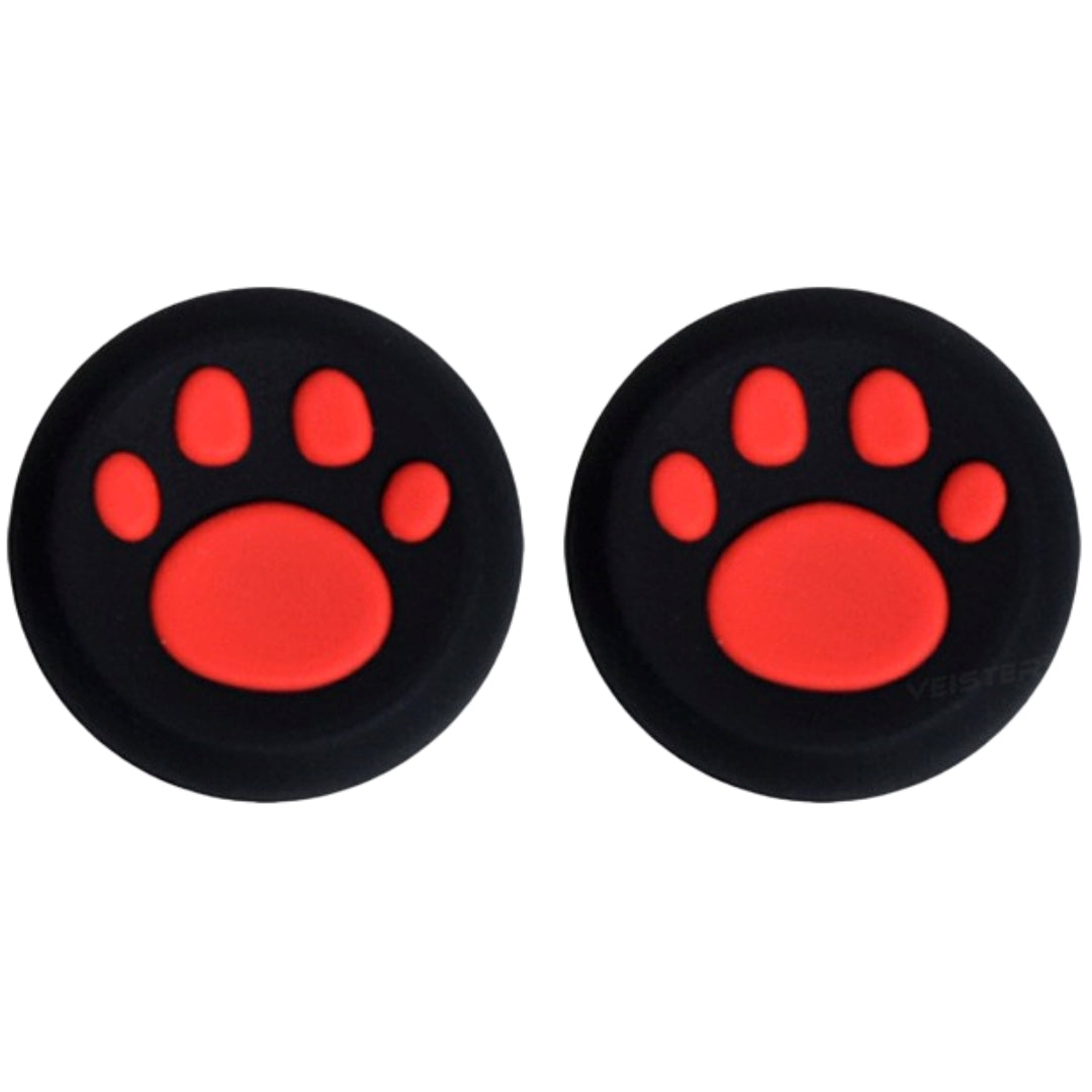 アナログスティックカバー 4個セット ゲームアクセサリー 肉球 滑り止め かわいい 汎用 PS4用 PS3用 PS5用 XBOXone用 XBOX360用