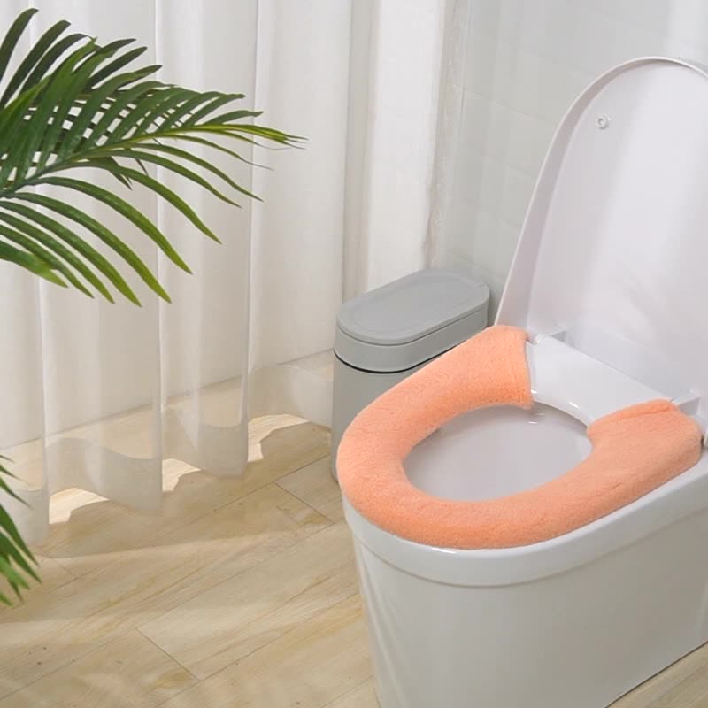 便座カバー トイレカバー 厚手 丸洗い スナップボタン あたたかい 商品画像2