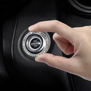 エンジンスタートボタンカバー プッシュボタン カー用品 車用品 内装パーツ ラインストーン リング サークル キラキラ 豪華 かわいい おしゃれ カスタム ドレスアップ