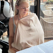 授乳ケープ 授乳カバー エプロン型 大判 無地 単色 シンプル ナチュラル マタニティ 赤ちゃん ベビー ママ ベビーカー 日除け 出産祝い 産後準備 育児用品