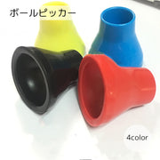 ボールピッカー スポーツ用品 ブラック ブルー 便利グッズ シンプル ぴったりサイズ ボール拾い ゴルフボール