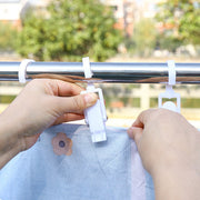 洗濯バサミ 4個セット 洗濯用品 360度回転 フック付き 引っ掛ける ピンチ 挟む クリップ 小さい コンパクト 吊り下げ