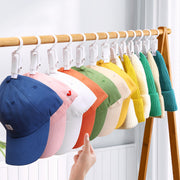 洗濯バサミ 4個セット 洗濯用品 360度回転 フック付き 引っ掛ける ピンチ 挟む クリップ 小さい コンパクト 吊り下げ