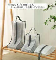 シューズ収納ケース シューズボックス 立体 収納袋 靴収納 ブーツ収納 持ち手付き 玄関収納 携帯 持ち運び 汚れ防止 ほこり防止 整理 整頓