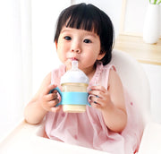 哺乳瓶ホルダー 哺乳瓶カバー ハンドル 持ち手 ベビー 幼児 赤ちゃん 授乳用品 シリコン 可愛い 柔らかい ソフト シンプル