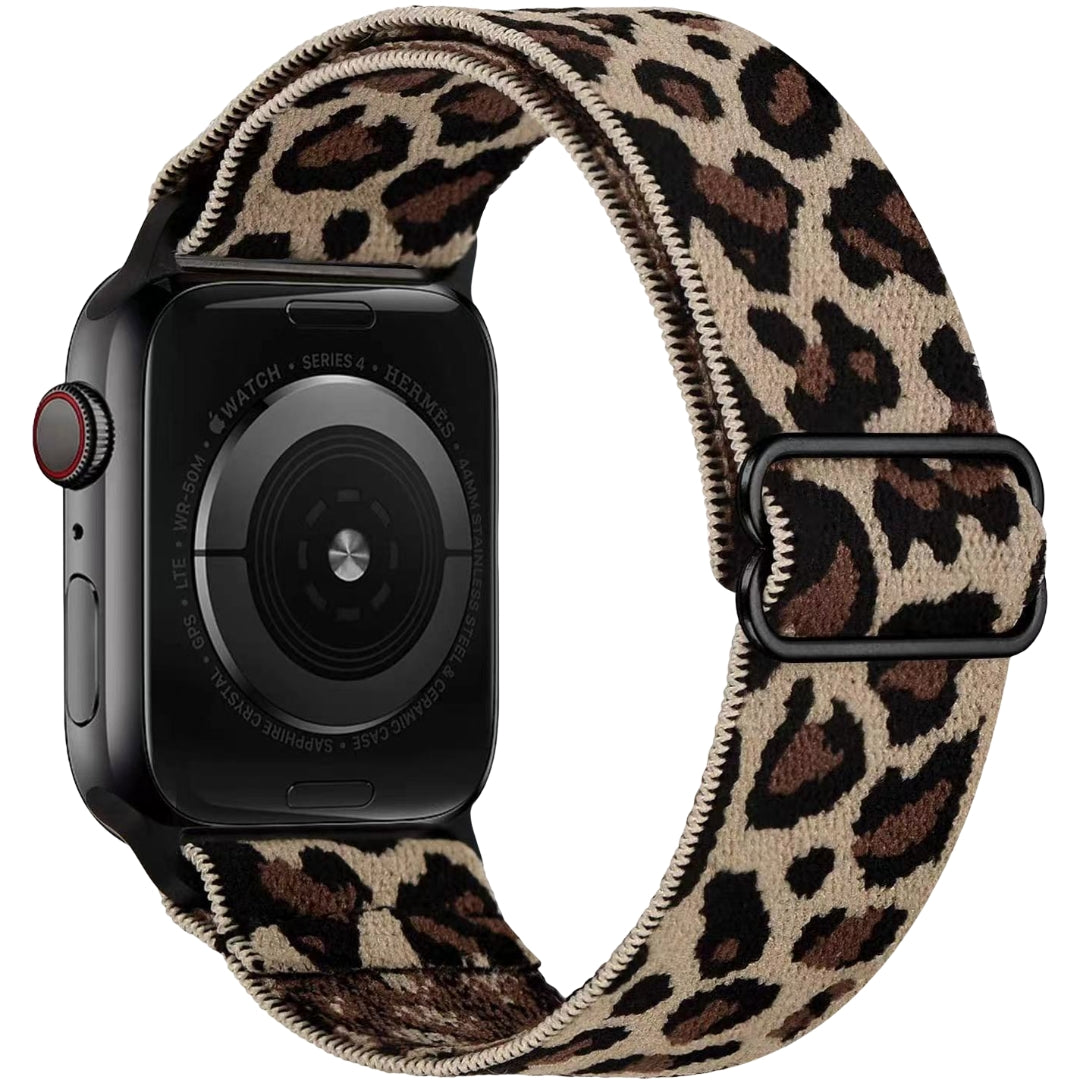 腕時計用ベルト アップルウォッチ用バンド apple watch用ベルト アップルウォッチ用 男女兼用 イエロー×ヒョウ バリエーション画像