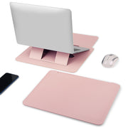 MacBookケース スタンド付き レザー調 ノートパソコンケース マックブックケース タブレットケース ノートパソコンカバー カバー フェイクレザー ガジェット用品 防水 保護 耐衝撃 傷防止 滑り止め 単色 軽量 薄型 Pro Air 13 14 156インチ シンプル スマート 持ち運び 持ち歩き 黒 灰 緑 ピンク