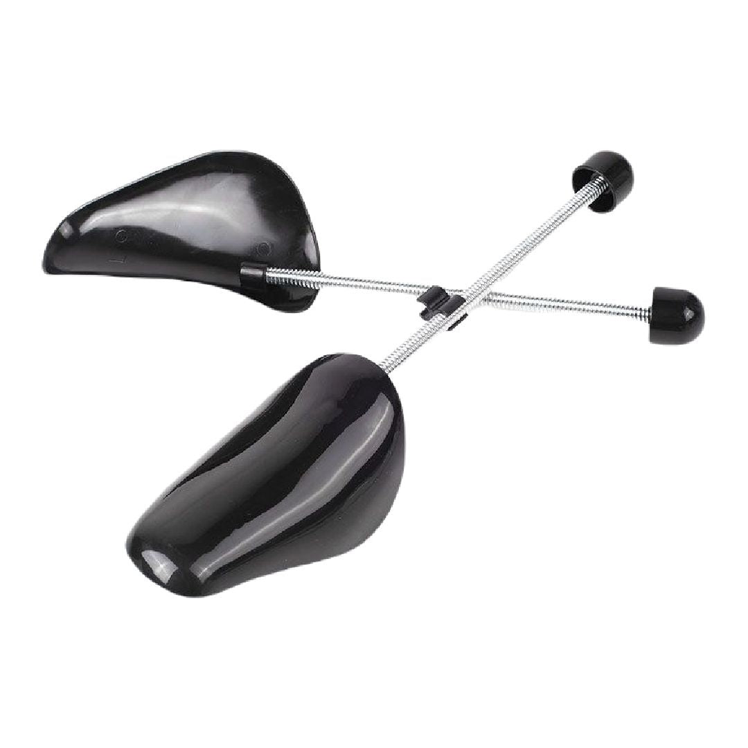 シューキーパー シューズストレッチャー 2個セット メンズ レディース 靴ケア用品 型崩れ防止 シューズキーパー しわ伸ばし 固定 ブラック