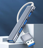 USBハブ HUB USB3.0 TYPE-C タイプA 4ポート ケーブル バスパワー パソコン スマホ 高速データ転送 拡張