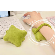 リストレスト 単品 PC マウス バンド付き マウスクッション 1個 パソコン ふわふわ 柔らかい シンプル 無地 かわいい おしゃれ 負担軽減 デスクワーク テレワーク 便利グッズ