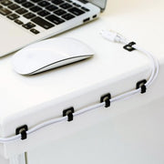 ケーブルホルダー 18個セット コードホルダー 固定 オフィス用品 整理用品 整理整頓 配線 PC周辺用品 パソコン周辺グッズ すっきり デスク周り ケーブル コード 小さい シンプル 便利