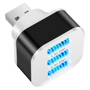 USB2.0ハブ 充電専用 分配器 3ポート 3port 増設 コードなし ケーブルなし コンパクト シンプル パソコン ノートパソコン PC USBポート 直挿し 携帯 便利 オフィス ビジネス デスクワーク
