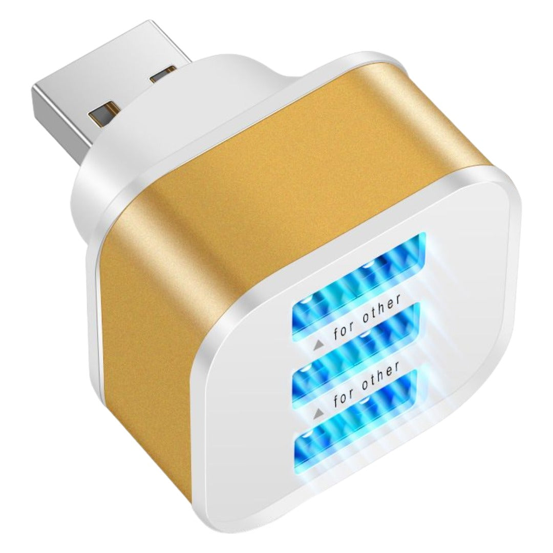 USB2.0ハブ 充電専用 分配器 3ポート 3port 増設 コードなし ケーブルなし コンパクト シンプル パソコン ノートパソコン PC USBポート 直挿し 携帯 便利 オフィス ビジネス デスクワーク