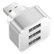 USB2.0ハブ 充電専用 分配器 3ポート 3port 増設 コードなし ケーブルなし コンパクト シンプル パソコン ノートパソコン PC USBポート 直挿し 携帯 便利 オフィス ビジネス デスクワーク