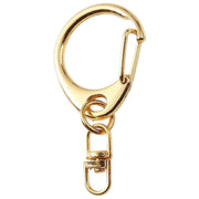 キーホルダーパーツ 10個セット 金具 留め具 ナスカン アクセサリーパーツ ハンドメイド 手芸用品 手作り DIY チェーン留め シンプル 交換 ゴールドカラー シルバーカラー 金色 銀色
