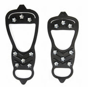 アイゼン 2個セット 1足組 登山 5本爪 8本爪 10本爪 滑り止め スノースパイク 雪 簡単装着 登山靴 簡易 転倒防止 アウトドア トレッキングシューズ 携帯用