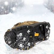 アイゼン 2個セット 1足組 登山 5本爪 8本爪 10本爪 滑り止め スノースパイク 雪 簡単装着 登山靴 簡易 転倒防止 アウトドア トレッキングシューズ 携帯用