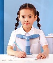 姿勢キープ補助器 クッション付き 子供用 勉強グッズ  机に近づかない 柔らかい 調整可能 折り畳み 折りたたみ 机 テーブル