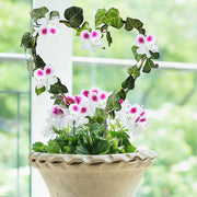 植物支柱 園芸用支柱 フラワー支柱 観葉支柱 ガーデニング用品 園芸用品 ハート かわいい おしゃれ つる性植物 家庭菜園 鉢植え 花支え サポート フレーム 誘引