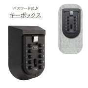 キーボックス セキュリティボックス 玄関 鍵 カギ 収納 ボックス ナンバーロック パスワード 暗証番号 キーケース 壁掛け ボタンキー カバー 防水 屋外