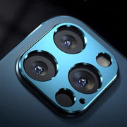 iPhone用カメラカバー スマホレンズ 保護カバー 傷防止 汚れ防止 指紋防止 メタリックカラー シンプル アルミ色 アイフォン用 アイフォーン用 ブラック シルバー ブルー レッド ゴールド パープル 黒 銀色 金色 青 赤 紫