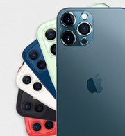 iPhone用カメラカバー スマホレンズ 保護カバー 傷防止 汚れ防止 指紋防止 メタリックカラー シンプル アルミ色 アイフォン用 アイフォーン用 ブラック シルバー ブルー レッド ゴールド グリーン パープル 黒 銀色 金色 青 赤 緑 紫