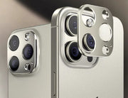 iPhone用カメラカバー スマホレンズ 保護カバー 傷防止 汚れ防止 指紋防止 メタリックカラー シンプル アルミ色 アイフォン用 アイフォーン用 ブラック シルバー ブルー レッド ゴールド グリーン パープル 黒 銀色 金色 青 赤 緑 紫