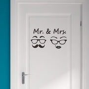ウォールステッカー トイレ ドアシール ドアサイン 扉 お手洗い 御手洗い WC 洗面所 Mr&Mrs はがせる アイコン 窓 ガラス 壁紙シール 壁シール モノトーン モノクロ 生活防水 飾りつけ ルームデコレーション ウォールデコレーション DIY 模様替え 壁面装飾 壁装飾 室内装飾 イメージチェンジ 店舗 雑貨 小物 インテリア