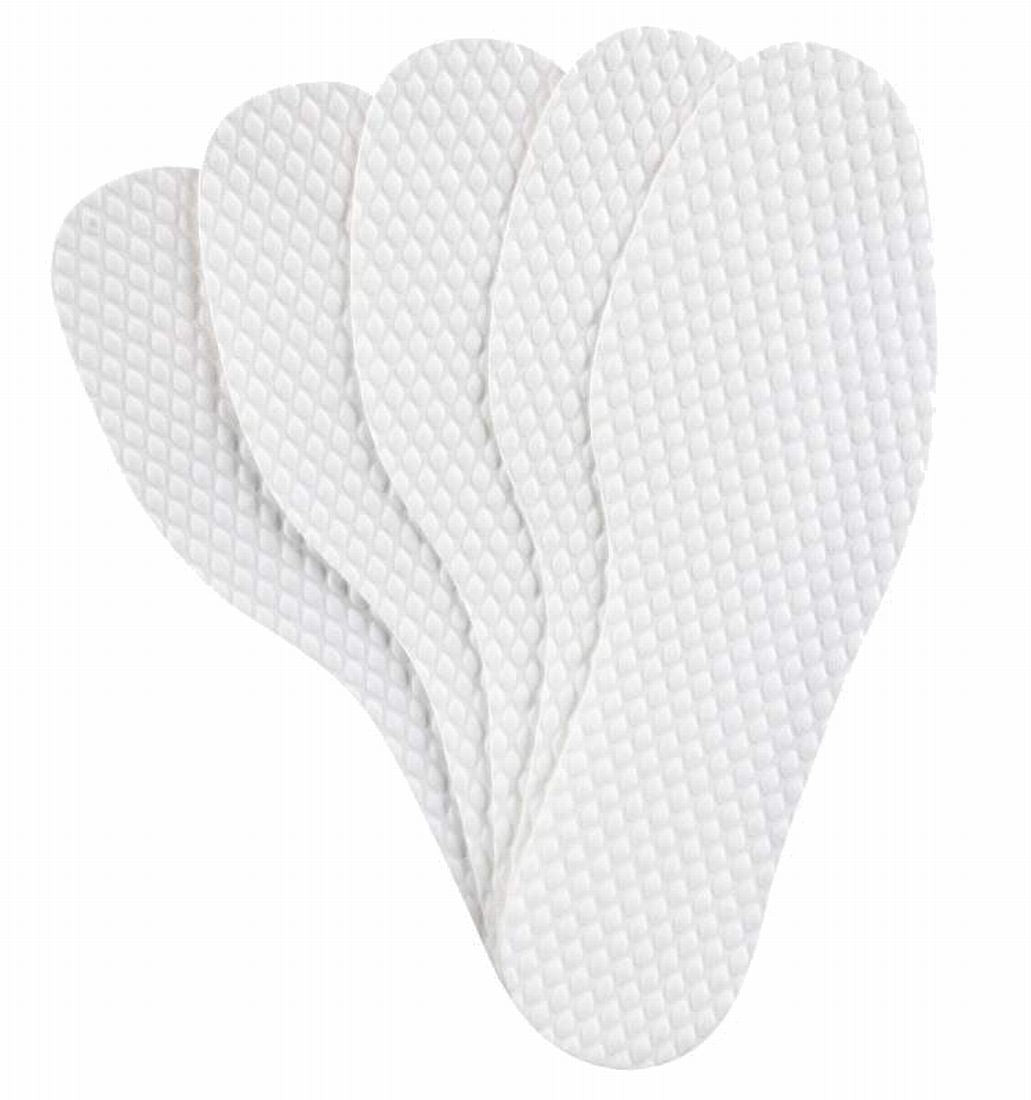 使い捨てインソール 10ペア 20枚セット 中敷き 靴用品 使い切り 吸汗 吸水 汗取り 通気性 滑り止め ハイヒール パカパカ防止 夏 男女兼用 ユニセックス レディース メンズ 白 ホワイト