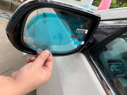 防水フィルム 2枚セット 車用品 カー用品 外装 ドアミラー くもり止め 水滴防止 サイドミラー 防眩 防塵 防雨 バイクミラー 鏡 シール 曇り止め 貼り付け簡単 視界確保 便利グッズ バイク用品 円形 楕円形 洗面所 お風呂 ミラー