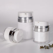クリーム用容器 クリームジャー ポンプディスペンサー ワンプッシュ 30ml 50ml 100ml 詰め替え容器 空容器 真空 プッシュディスペンサー ワンハンド ボトル ケース 旅行 出張 持ち運び トラベル 小分け シンプル コンパクト スタイリッシュ 便利