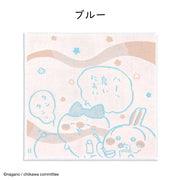 ちいかわ ウォッシュタオル タオル ハンカチ キャラクター ほのぼの タオル美術館 綿100％ かわいい 可愛い 雑貨 ギフト プレゼント