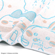 ちいかわ ウォッシュタオル タオル ハンカチ キャラクター ほのぼの タオル美術館 綿100％ かわいい 可愛い 雑貨 ギフト プレゼント