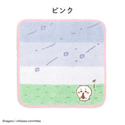 ちいかわ タオルハンカチ タオル ハンカチ キャラクター そよかぜ タオル美術館 綿100％ かわいい 可愛い 雑貨 ギフト プレゼント