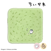 ちいかわ タオルハンカチ タオル ハンカチ キャラクター 草むら タオル美術館 綿100％ かわいい 可愛い 雑貨 ギフト プレゼント