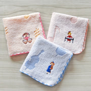 タオルハンカチ チックトーン ハンドタオル 23cm 日本製 コットン100％ ジャガー織 楽器モチーフ キッズ 子供 大人 女性 ミニタオル ハンカチタオル プレゼント ギフト 贈り物