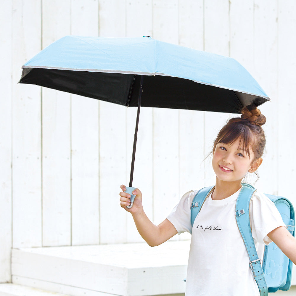 キッズ折りたたみ日傘 UVカット 折り畳み傘 カラビナ付き 晴雨兼用 軽量 商品画像2