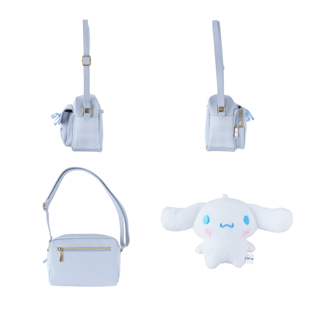 サンリオキャラクターズ ぬいぐるみ付ショルダーバッグ シナモロール クロミ マイメロディ 斜め掛け 商品画像5