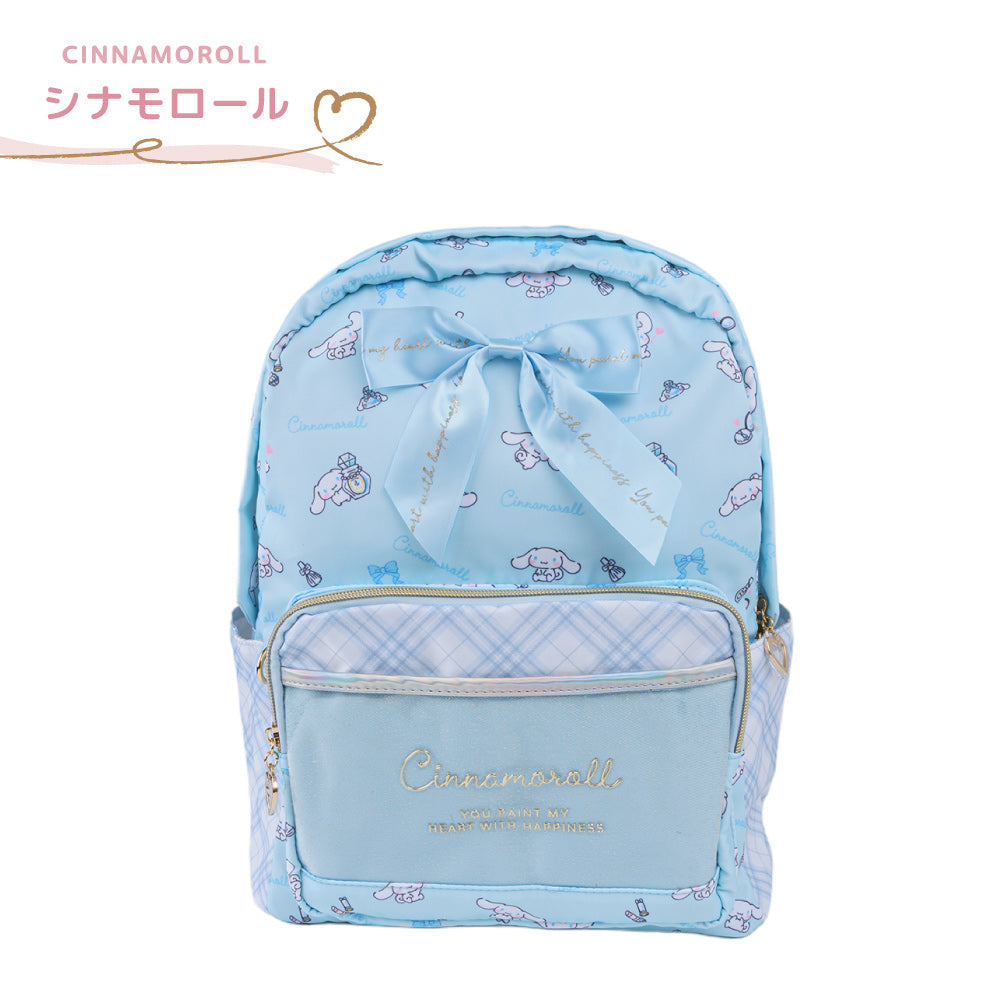 サンリオキャラクターズ 総柄リボン付きデイパック クロミ シナモロール マイメロディ 遠足 商品画像4